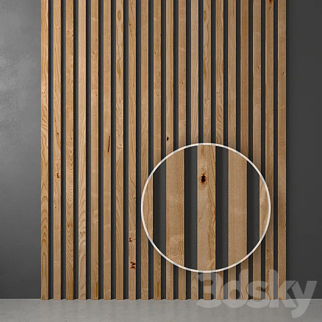 Reiki wooden decorative 3D Model