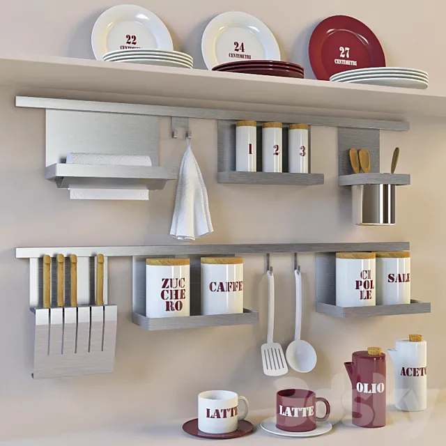 Reiling CHIARA and utensils 3DModel