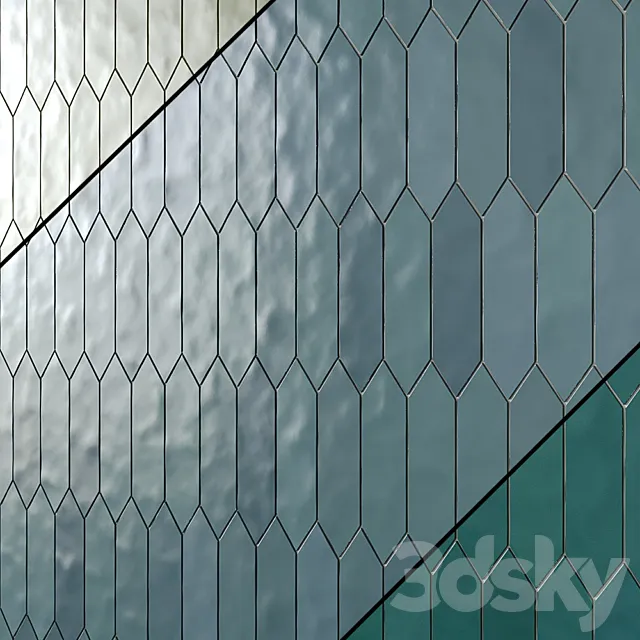 Reine Ceramic Field Tile 8 species 3D Model