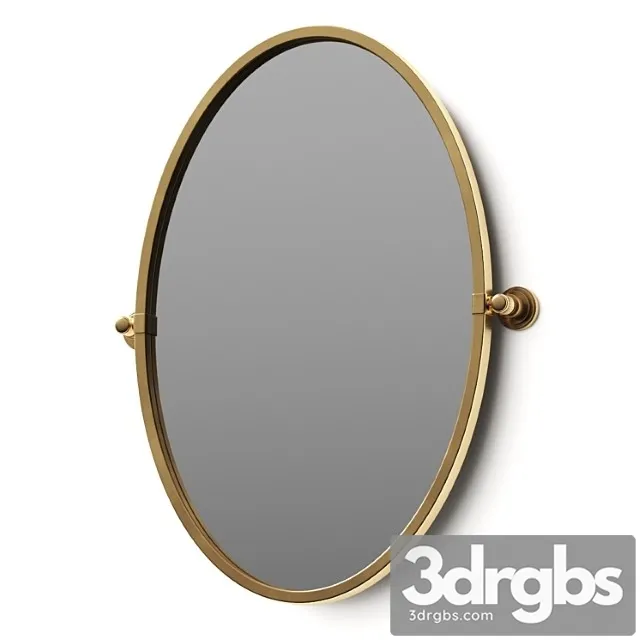 Rejuvenation Rigdon Oval Pivot Mirror 3D Model Free