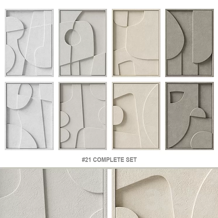 Relief # 21 COMPLETE SET 3D Model