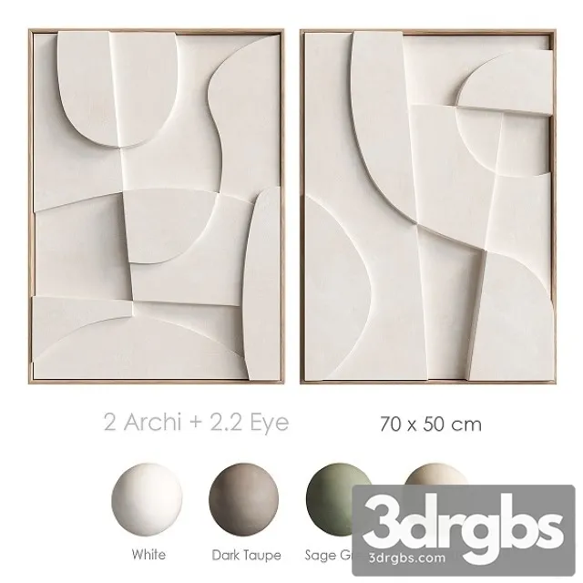 Relief Archi Eye Edith Beurskens 3D Model Free