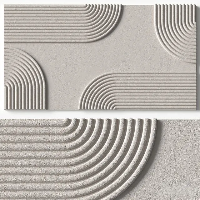 Relief artwork 32 - 3d art wall decor - Panels 3D Model