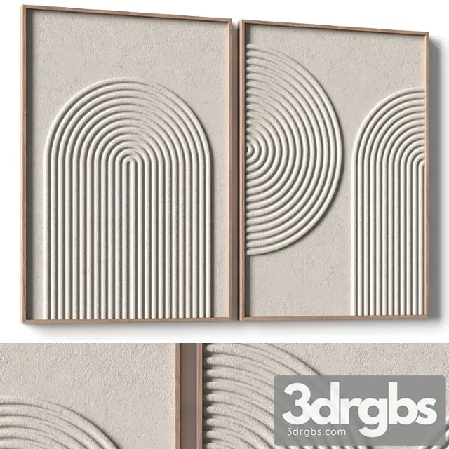 Relief Artwork 3D Art Wall Decor Panels Free Download