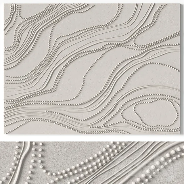 Relief artwork 45 - 3d art wall decor - Panel by Tannia Taranto 3D Model