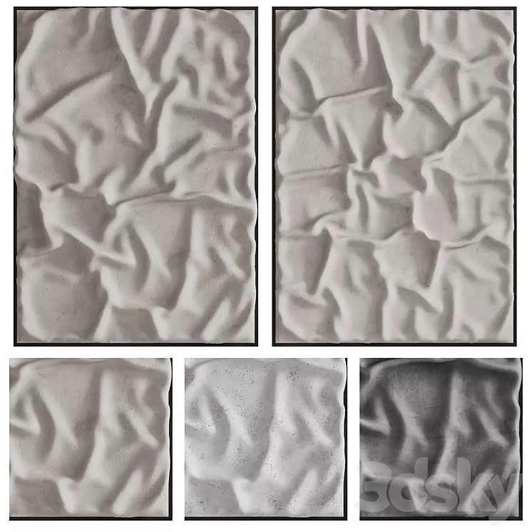 Relief panel 1 3D Model