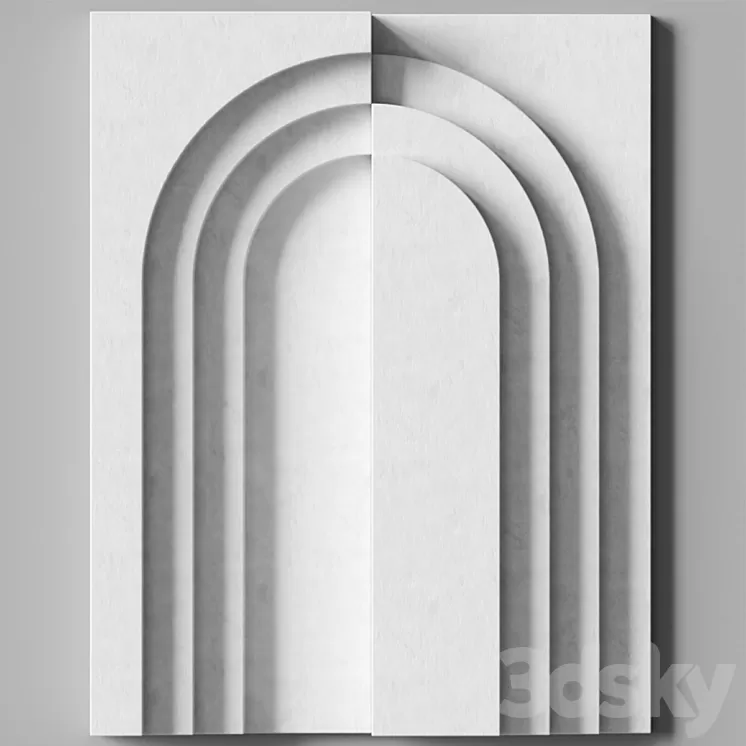 Relief panel Home – Rolando Anselmi 3D Model Free Download