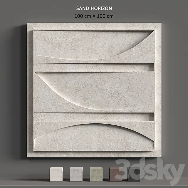 Relief SAND HORIZON 3D Model