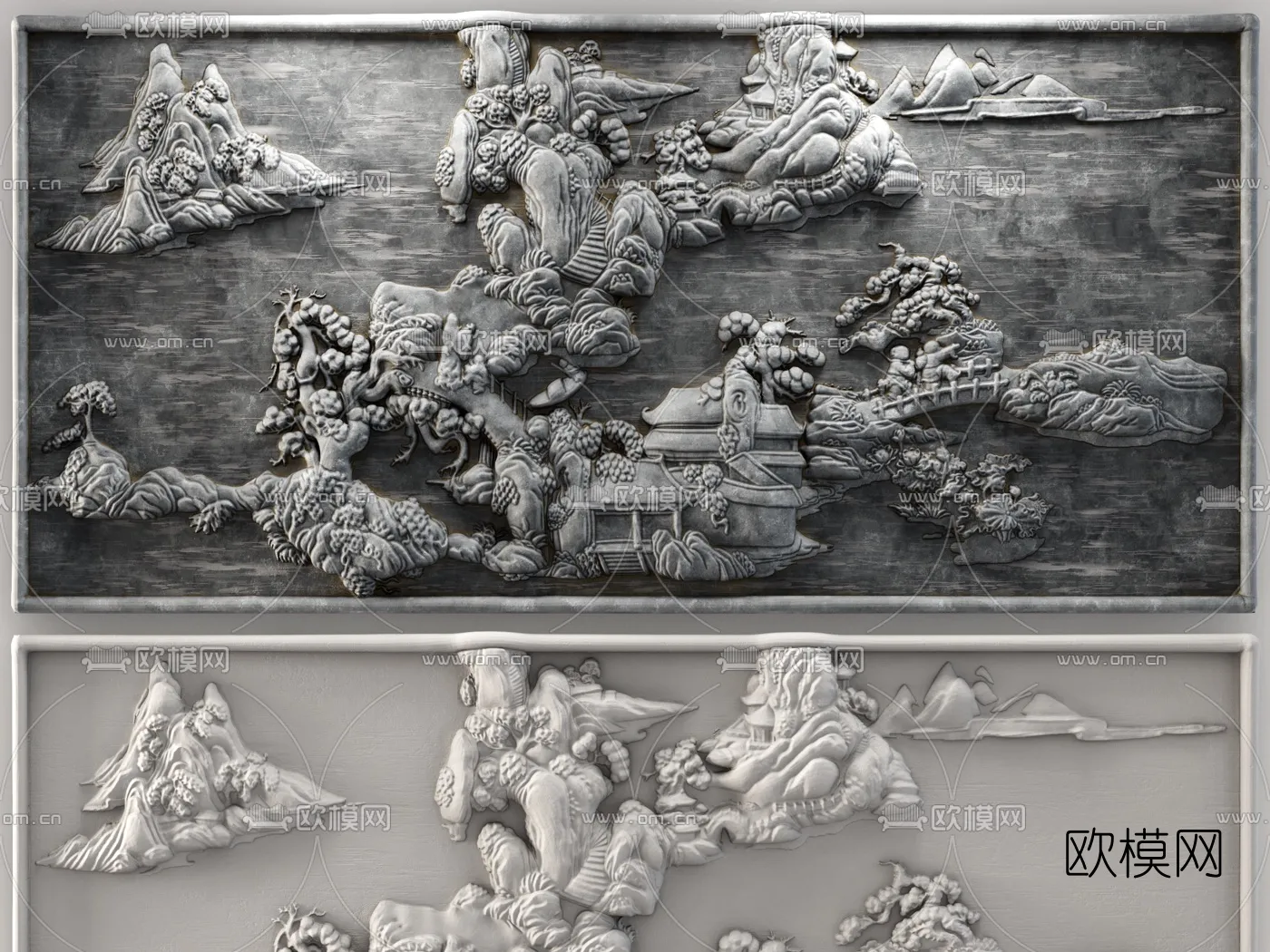 RELIEF - VRAY / CORONA - 3D MODEL - 2689