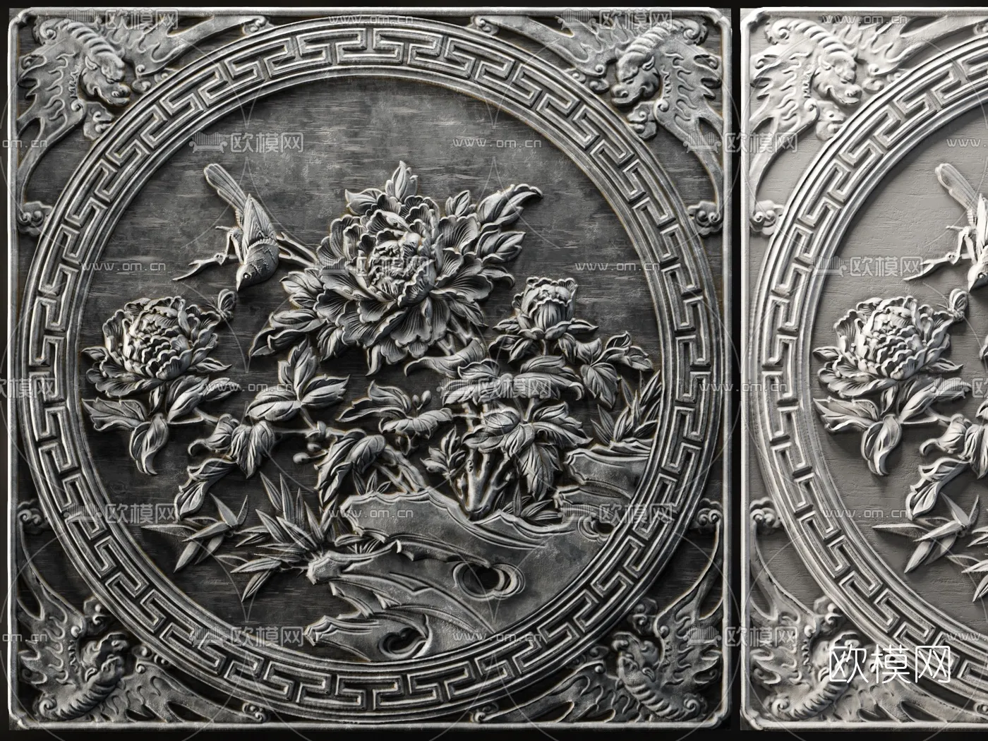 RELIEF - VRAY / CORONA - 3D MODEL - 2690