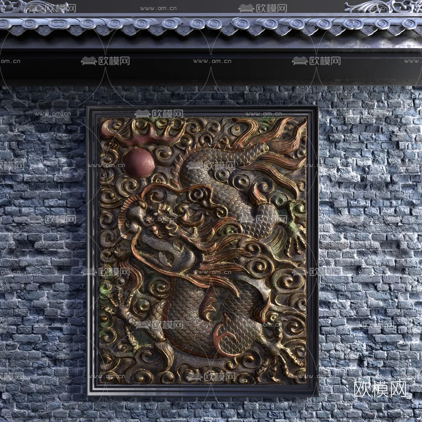 RELIEF - VRAY / CORONA - 3D MODEL - 2696