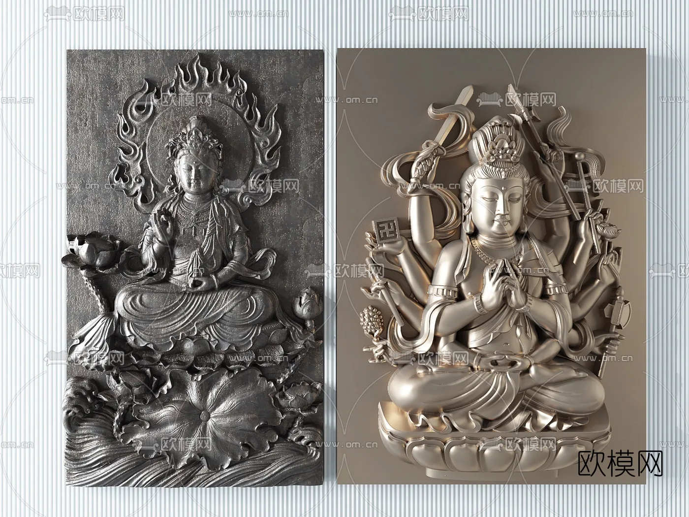 RELIEF - VRAY / CORONA - 3D MODEL - 2709