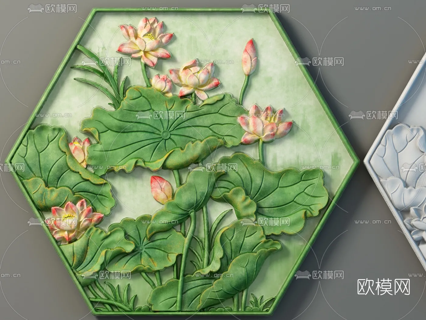 RELIEF - VRAY / CORONA - 3D MODEL - 2714