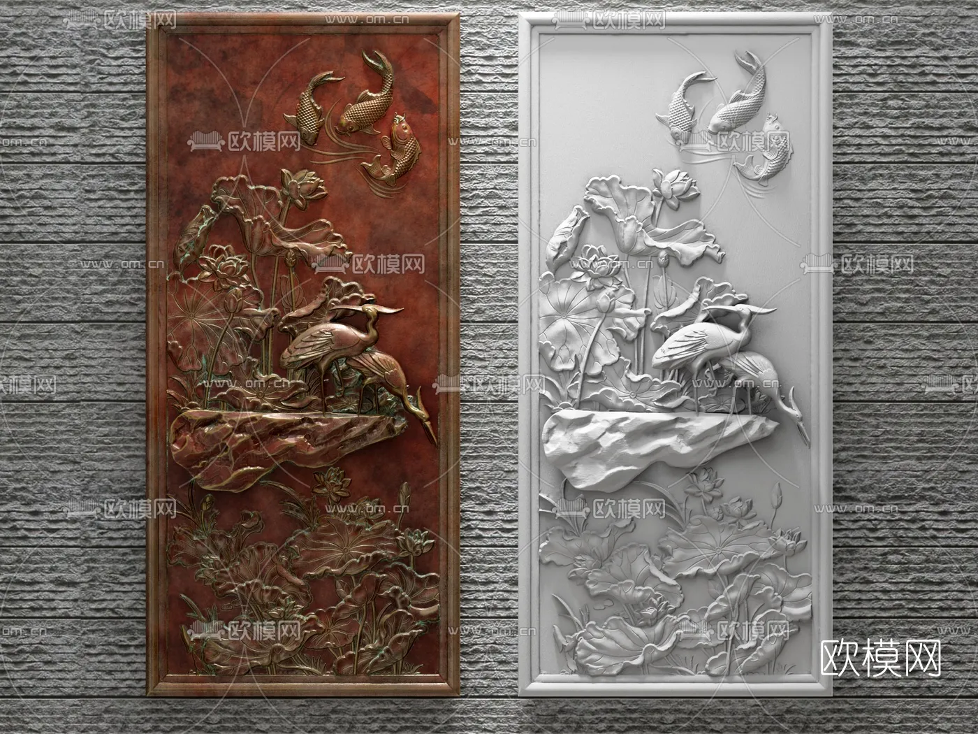 RELIEF - VRAY / CORONA - 3D MODEL - 2718