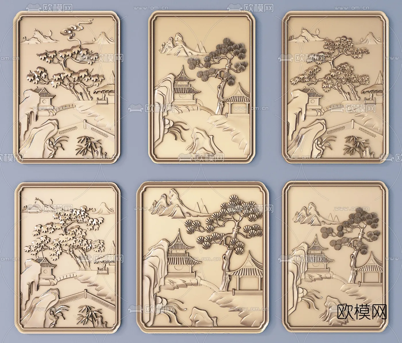 RELIEF - VRAY / CORONA - 3D MODEL - 2719