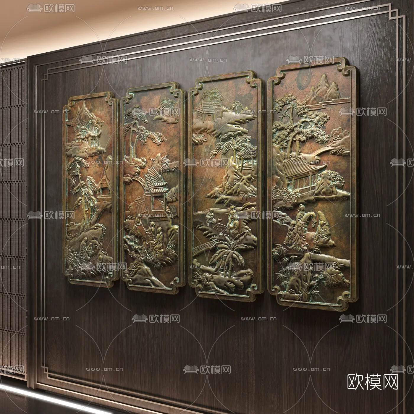 RELIEF - VRAY / CORONA - 3D MODEL - 2720