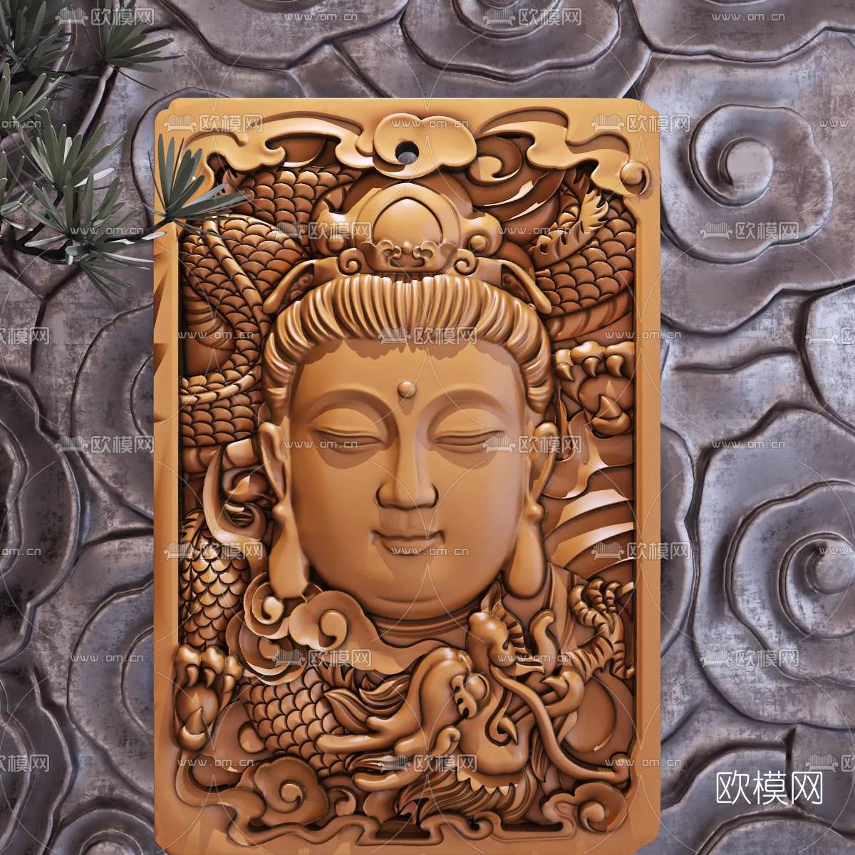 RELIEF - VRAY / CORONA - 3D MODEL - 2731