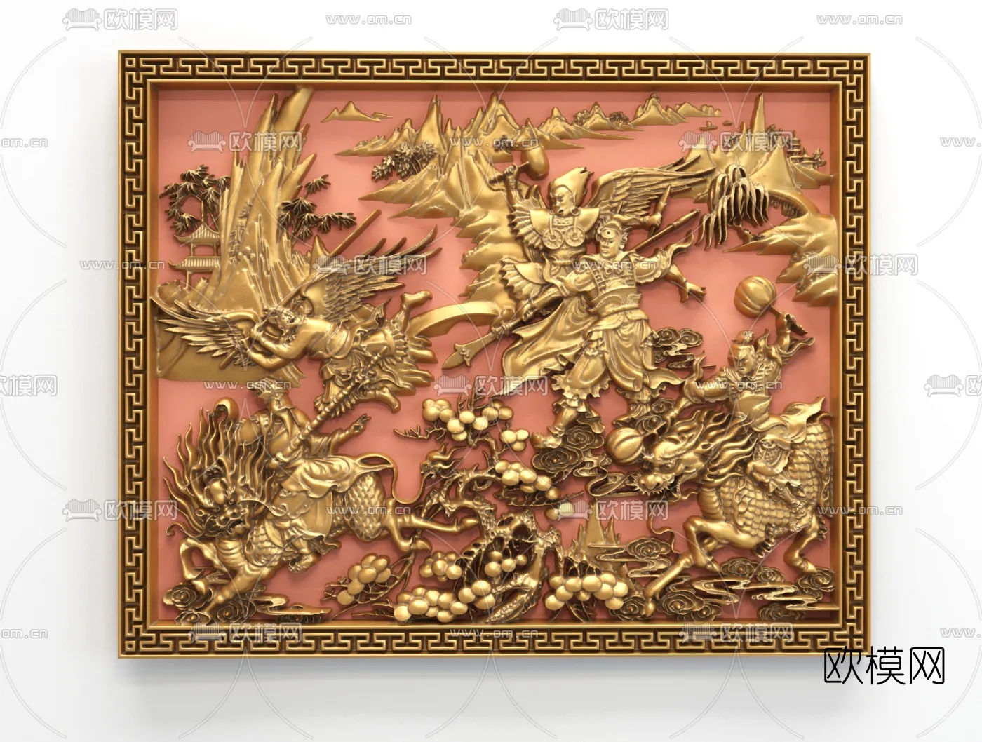 RELIEF - VRAY / CORONA - 3D MODEL - 2733