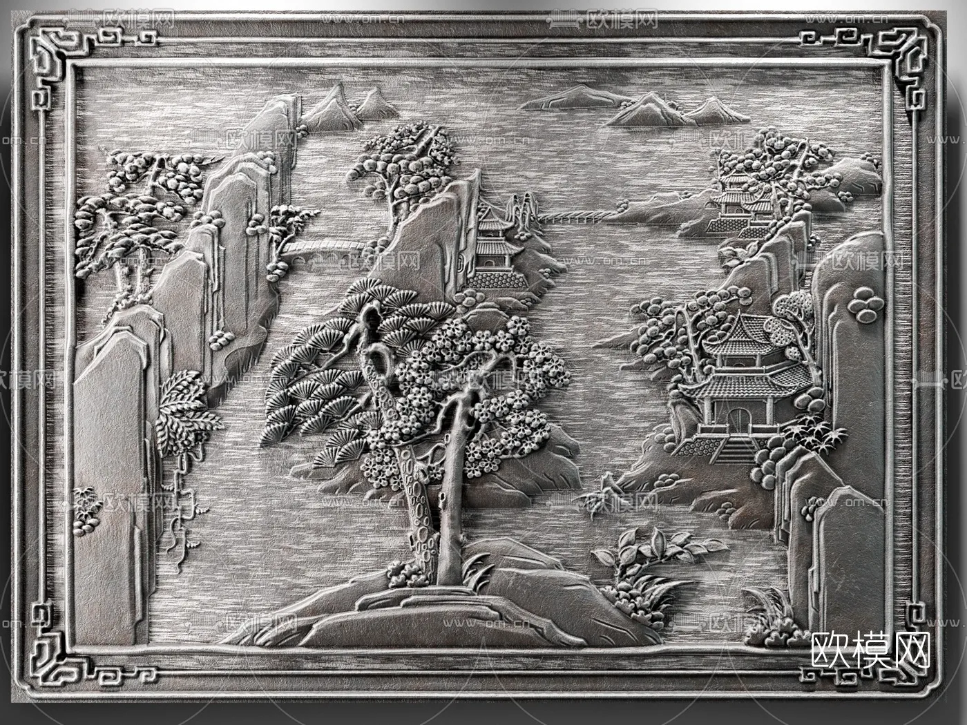 RELIEF - VRAY / CORONA - 3D MODEL - 2734