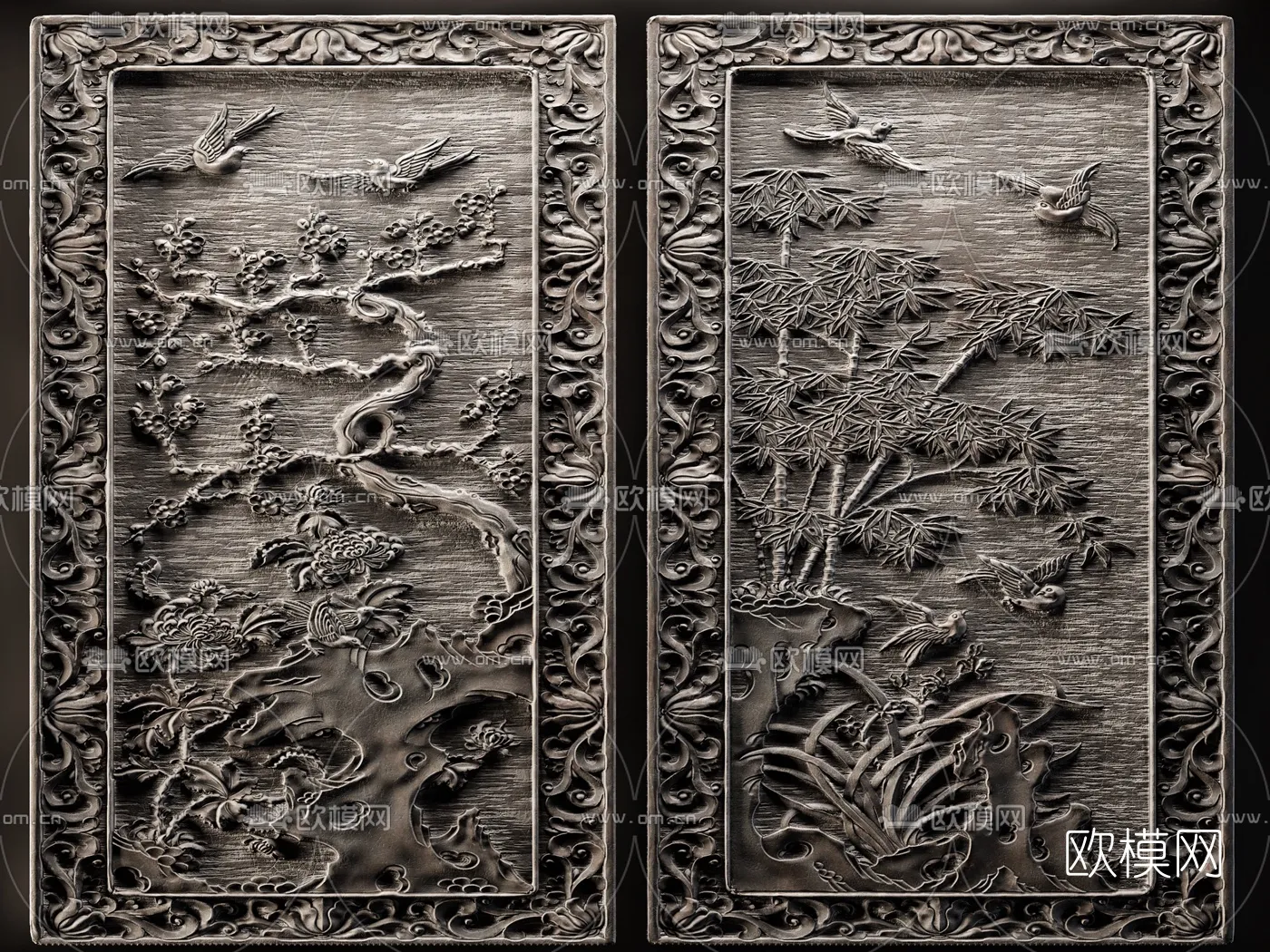 RELIEF - VRAY / CORONA - 3D MODEL - 2736