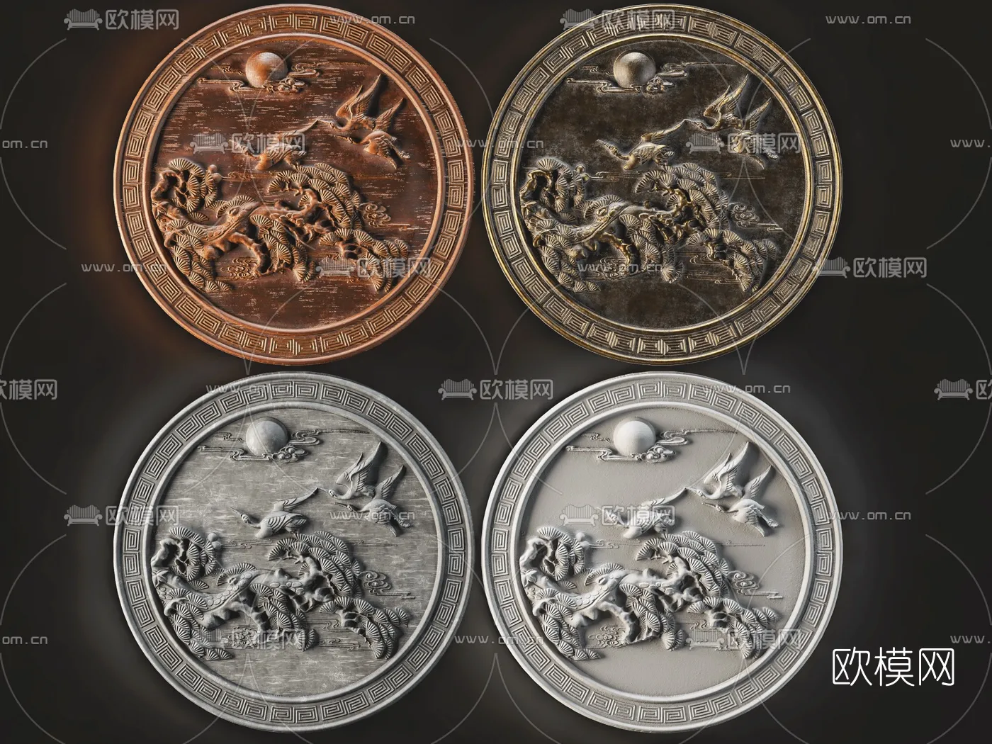 RELIEF - VRAY / CORONA - 3D MODEL - 2744