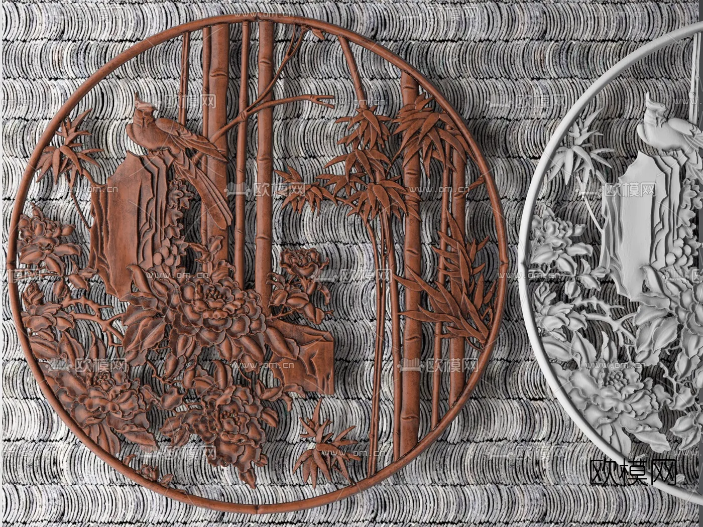 RELIEF - VRAY / CORONA - 3D MODEL - 2749