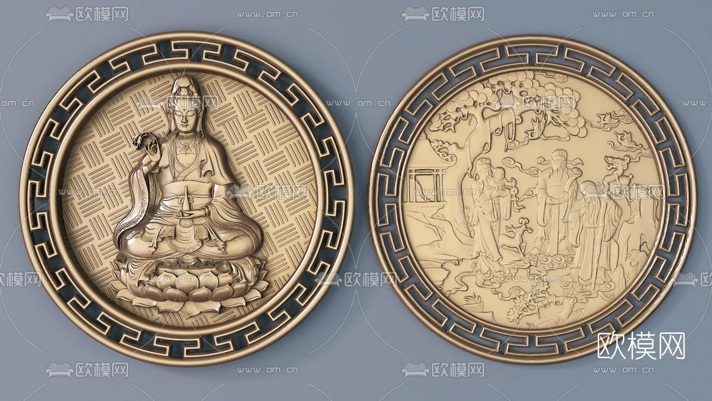 RELIEF - VRAY / CORONA - 3D MODEL - 2760