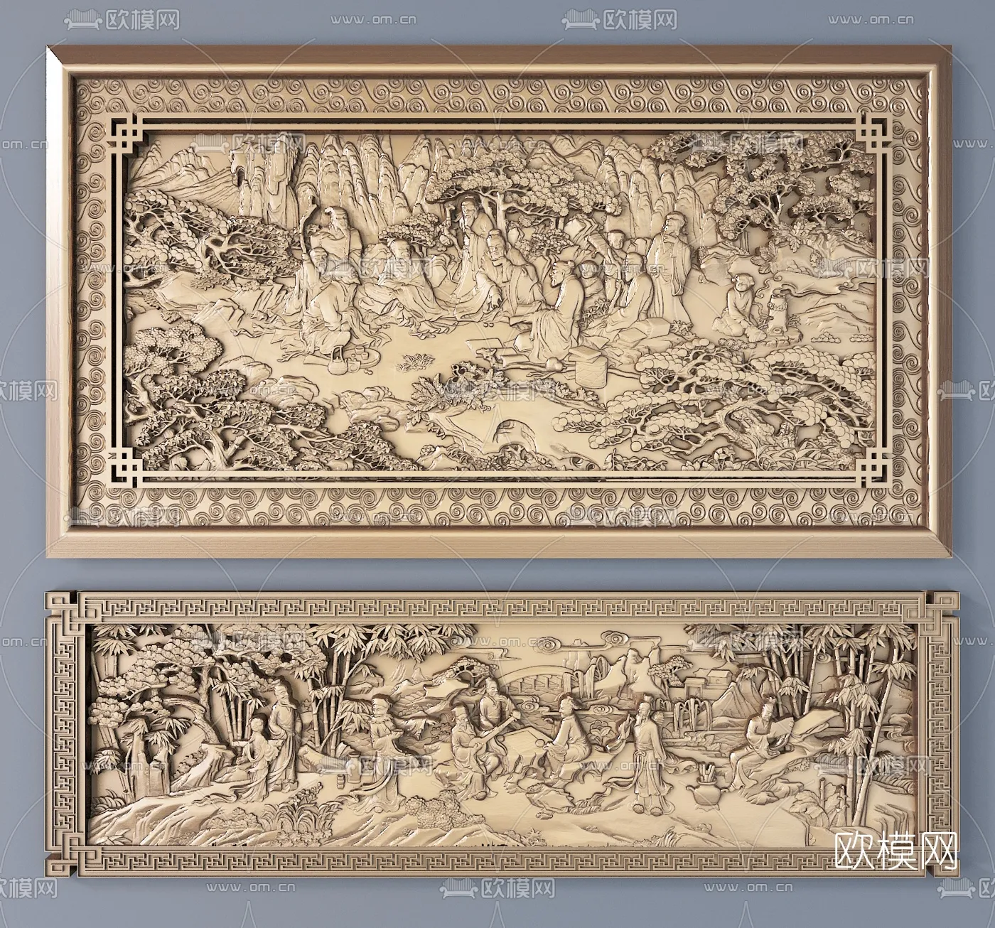 RELIEF - VRAY / CORONA - 3D MODEL - 2765