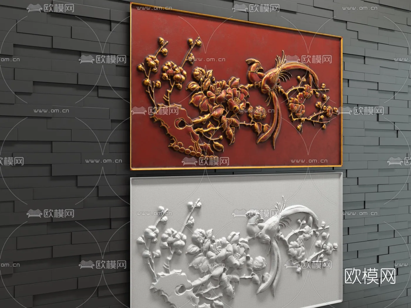 RELIEF - VRAY / CORONA - 3D MODEL - 2774