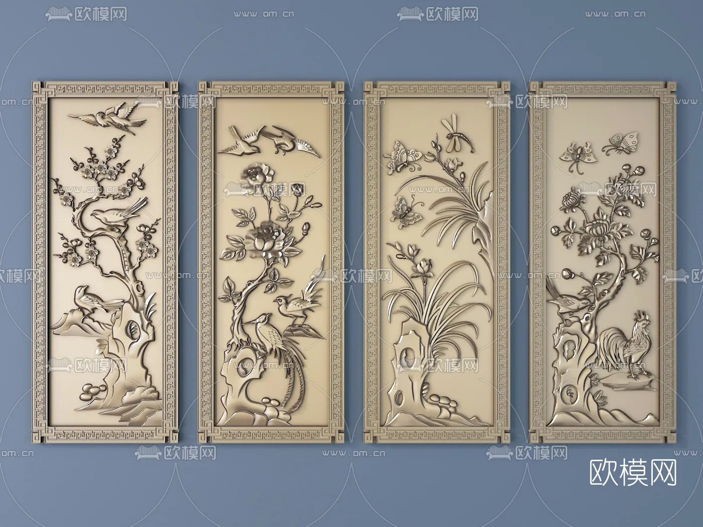 RELIEF - VRAY / CORONA - 3D MODEL - 2777