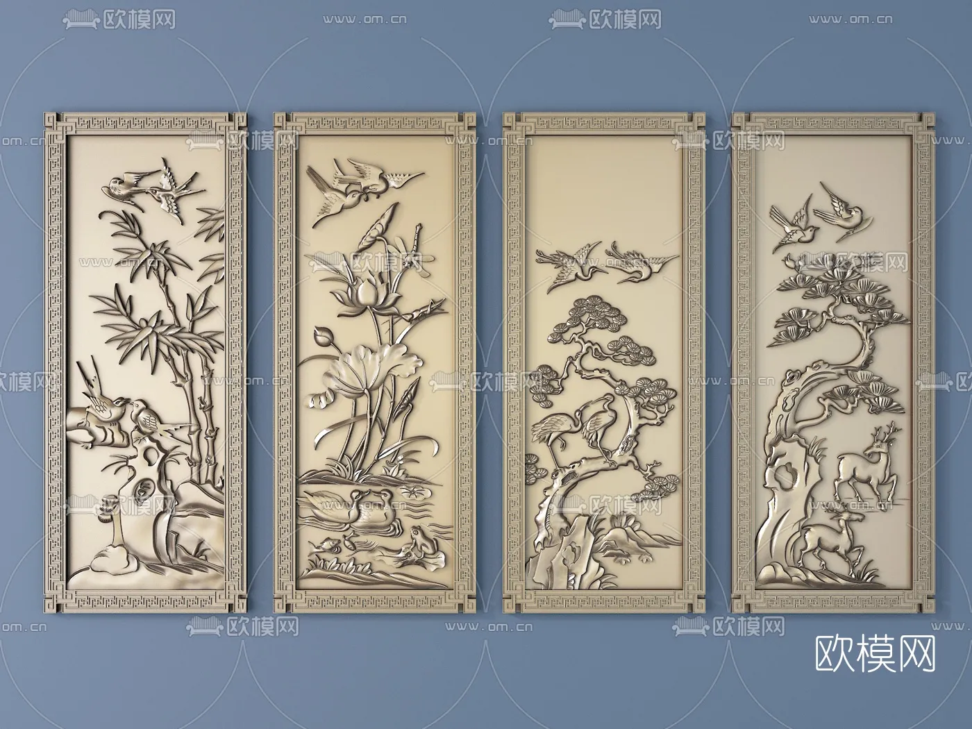 RELIEF - VRAY / CORONA - 3D MODEL - 2779