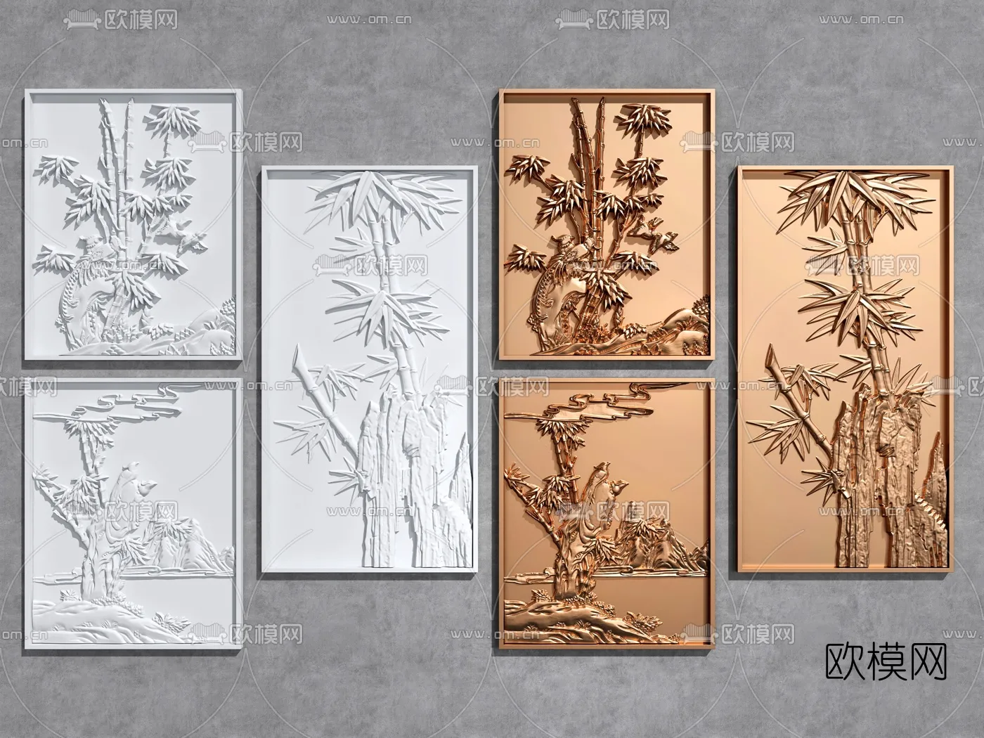 RELIEF - VRAY / CORONA - 3D MODEL - 2798