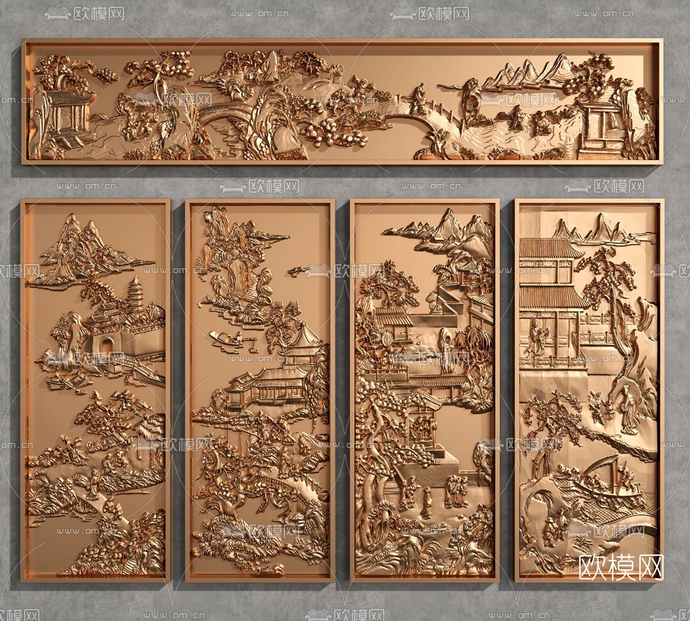 RELIEF - VRAY / CORONA - 3D MODEL - 2799