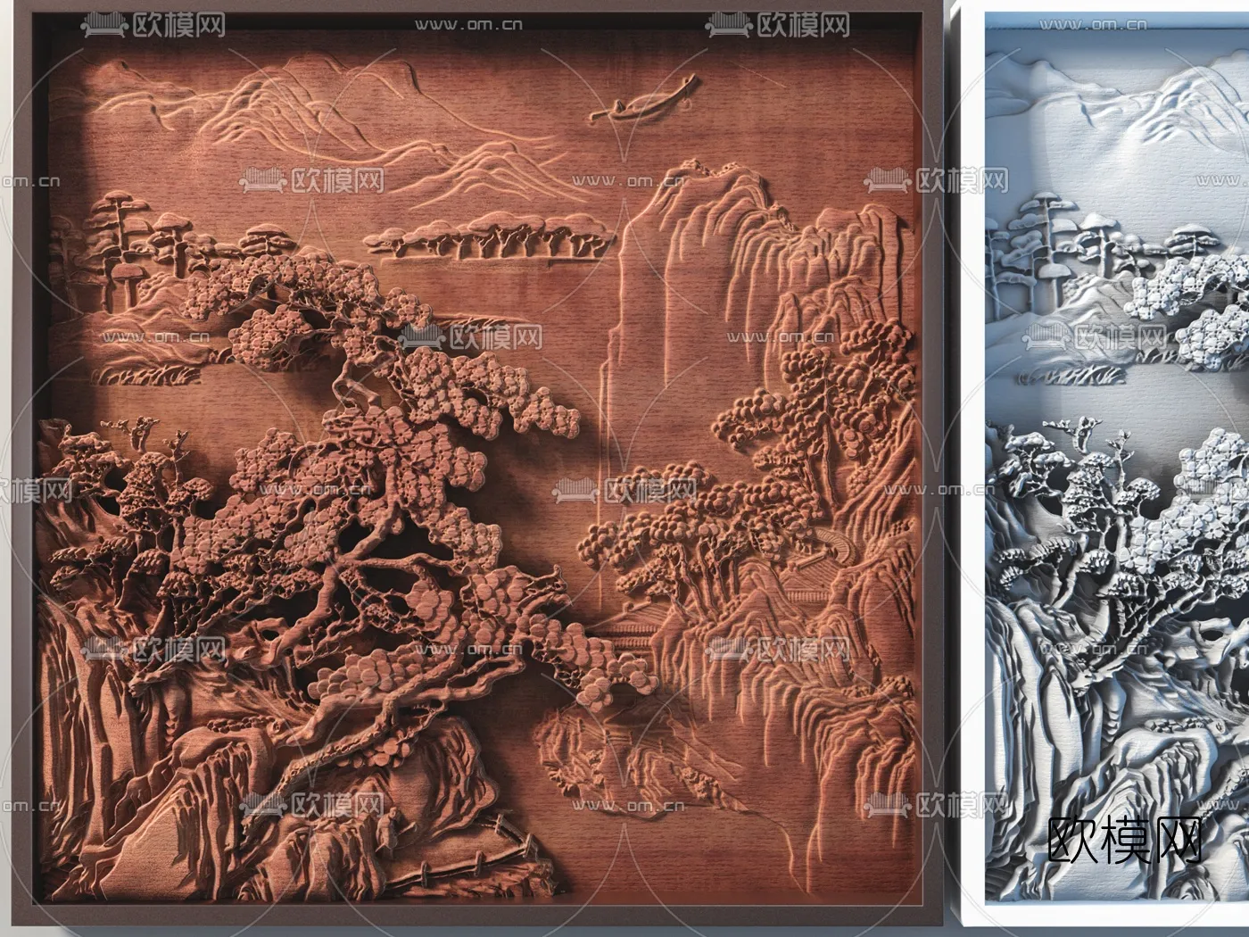 RELIEF - VRAY / CORONA - 3D MODEL - 2808