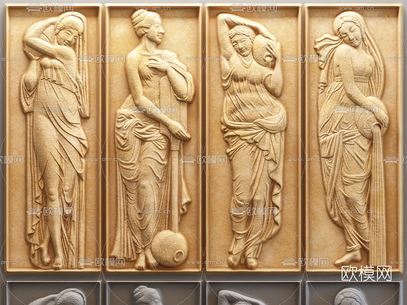 RELIEF - VRAY / CORONA - 3D MODEL - 2815