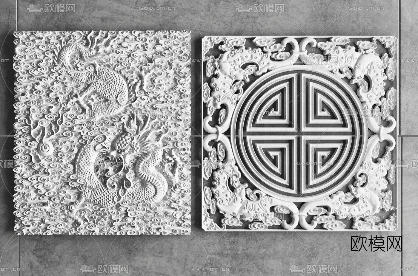 RELIEF - VRAY / CORONA - 3D MODEL - 2816