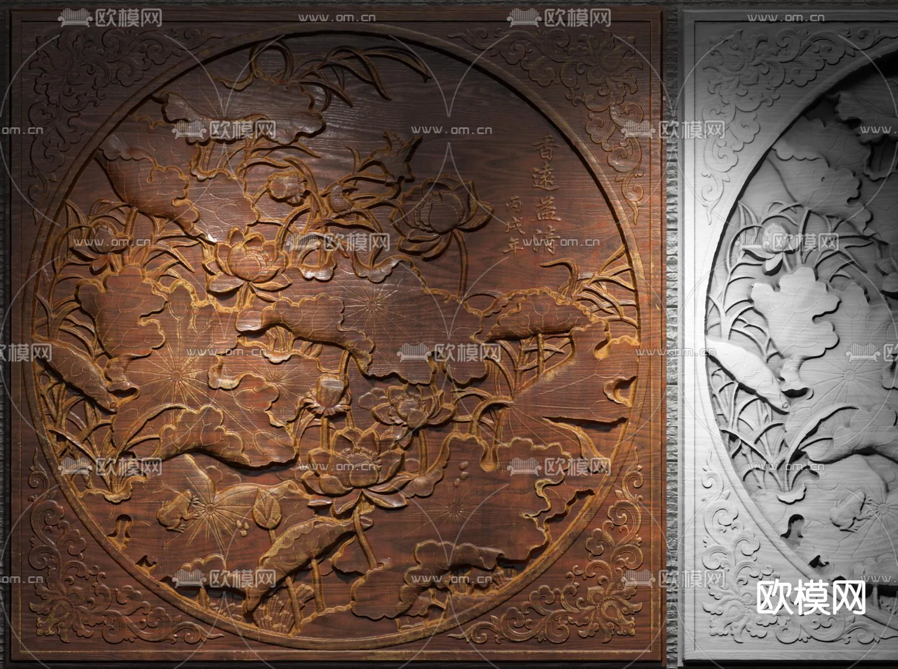 RELIEF - VRAY / CORONA - 3D MODEL - 2826