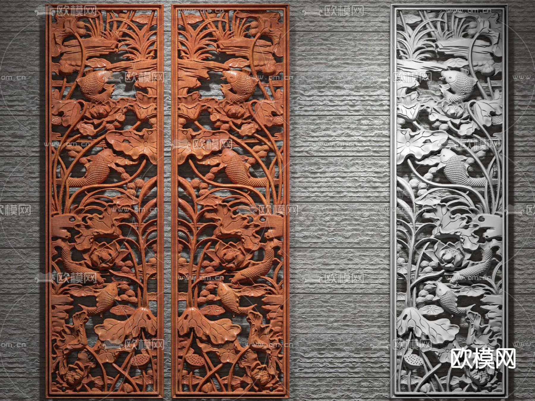 RELIEF - VRAY / CORONA - 3D MODEL - 2827