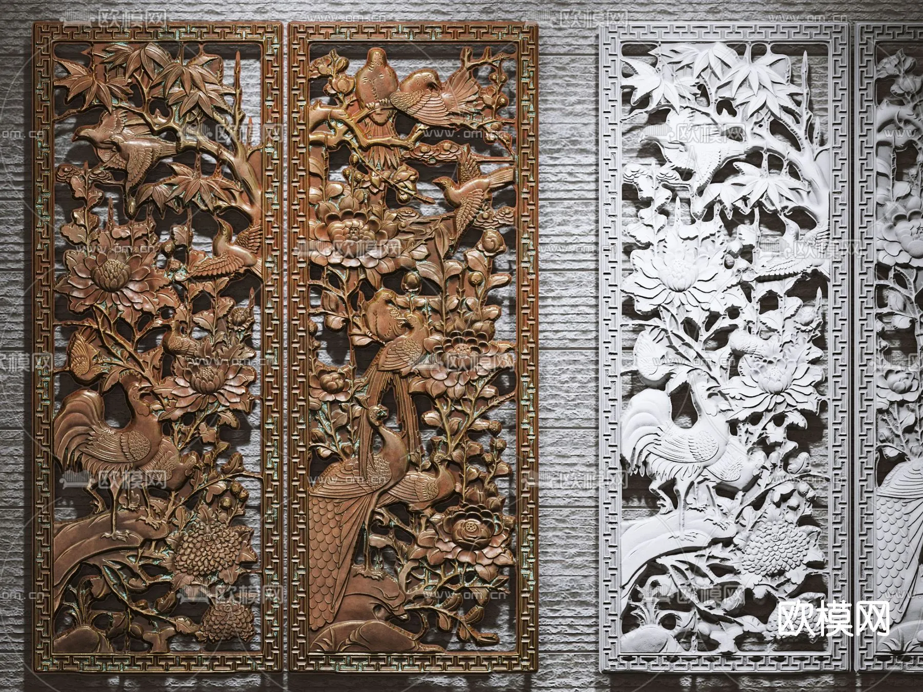 RELIEF - VRAY / CORONA - 3D MODEL - 2830