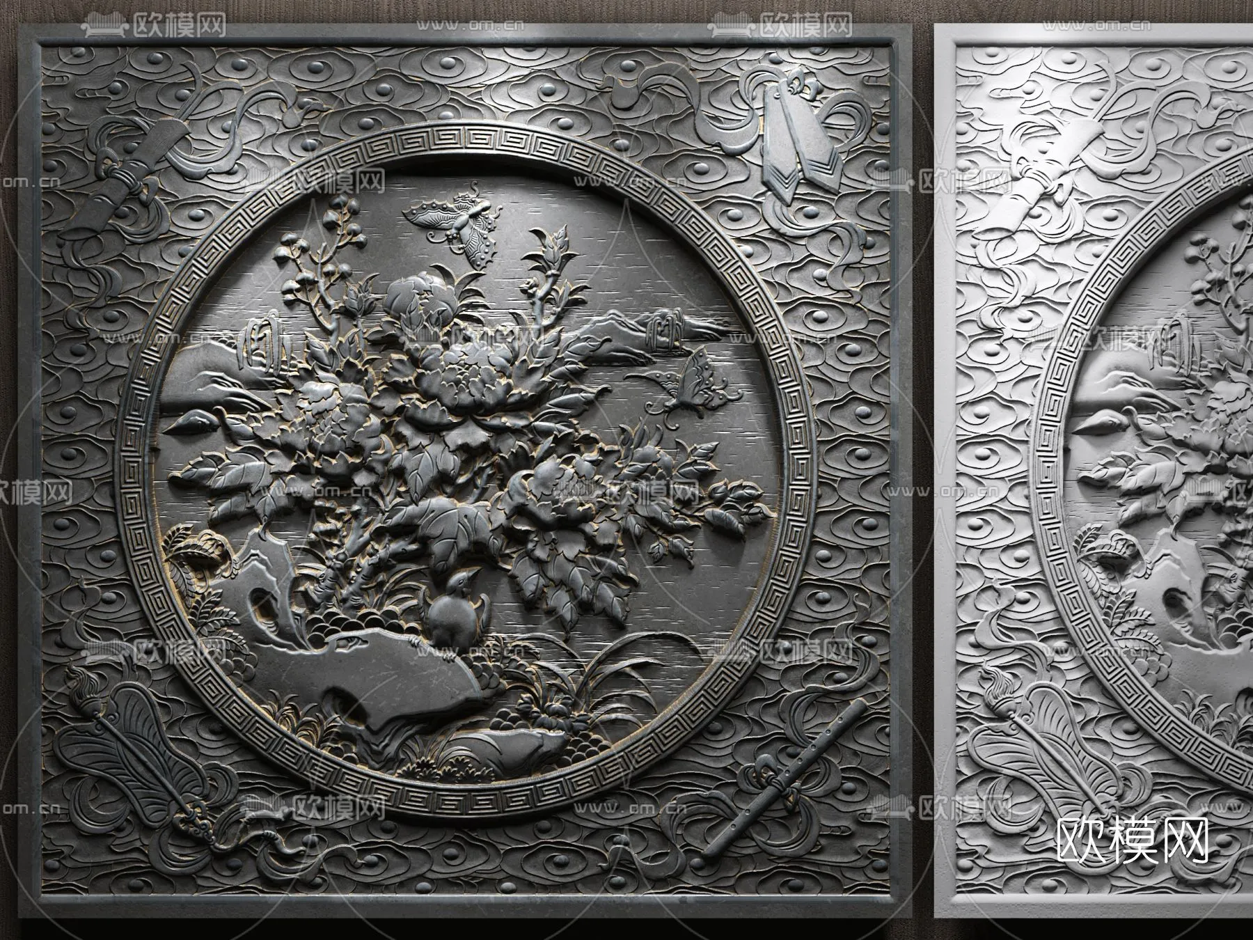 RELIEF - VRAY / CORONA - 3D MODEL - 2835