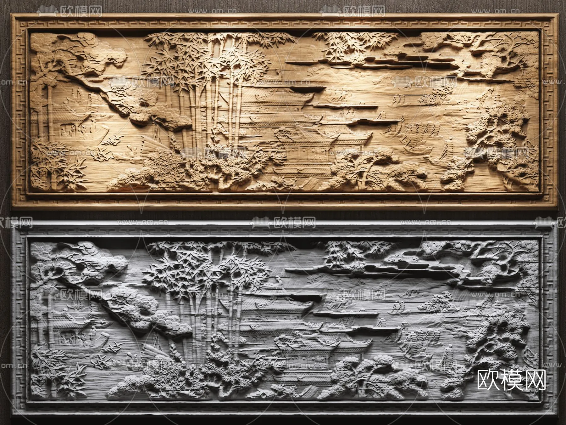 RELIEF - VRAY / CORONA - 3D MODEL - 2836