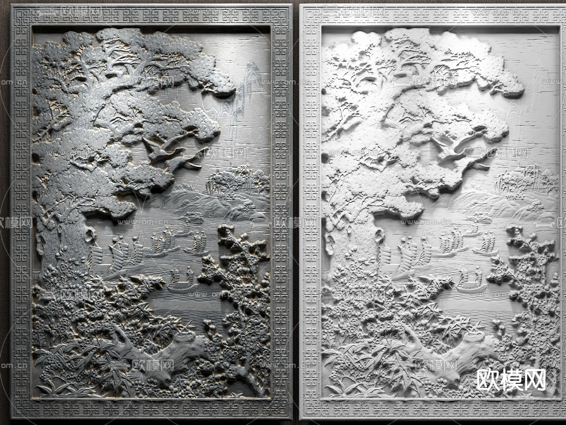 RELIEF - VRAY / CORONA - 3D MODEL - 2841