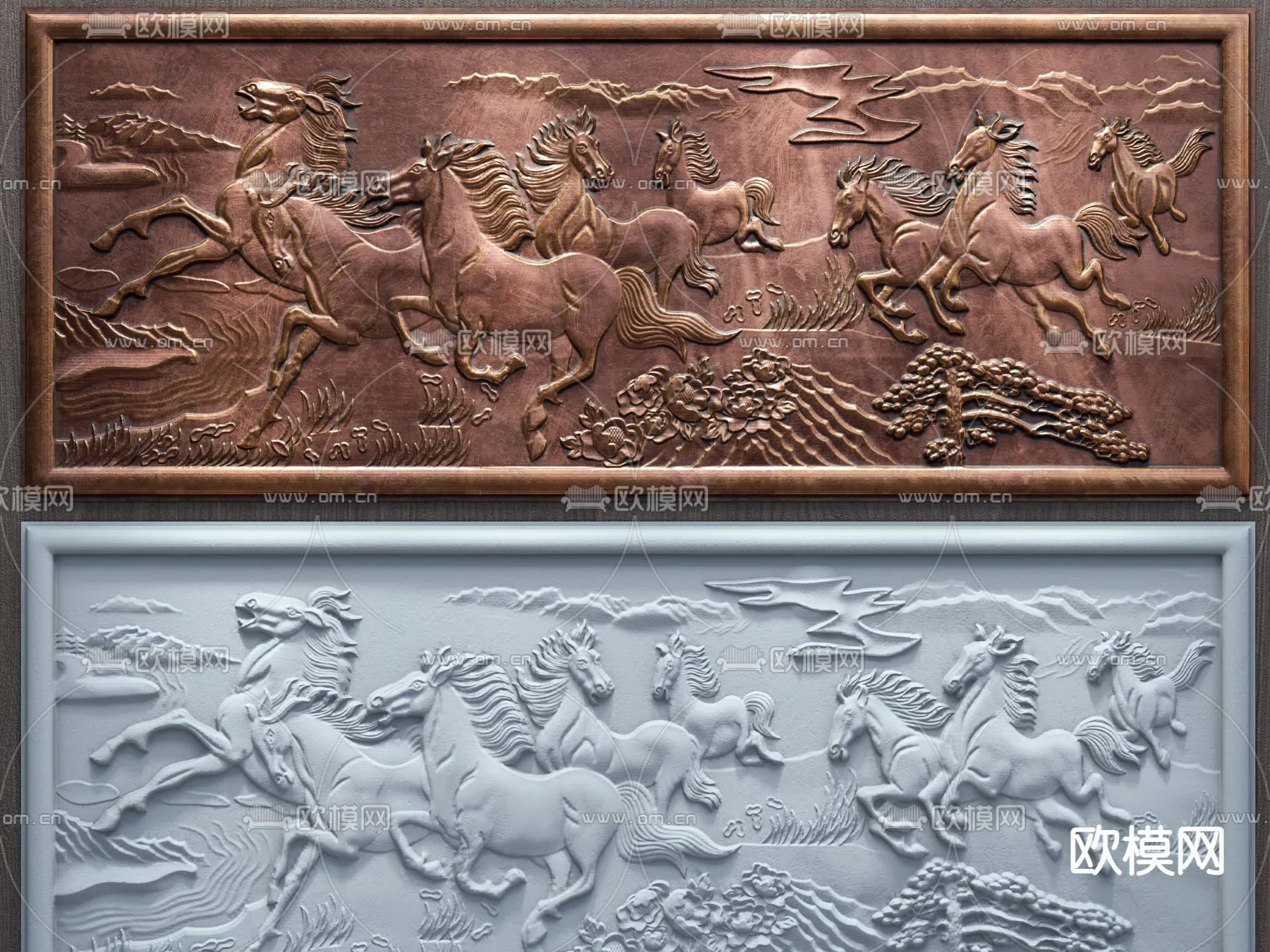 RELIEF - VRAY / CORONA - 3D MODEL - 2843