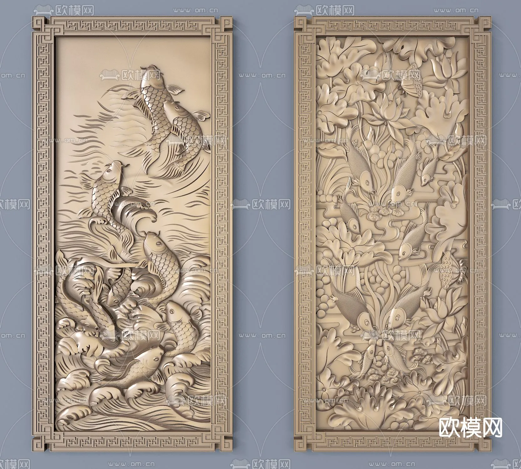 RELIEF - VRAY / CORONA - 3D MODEL - 2844