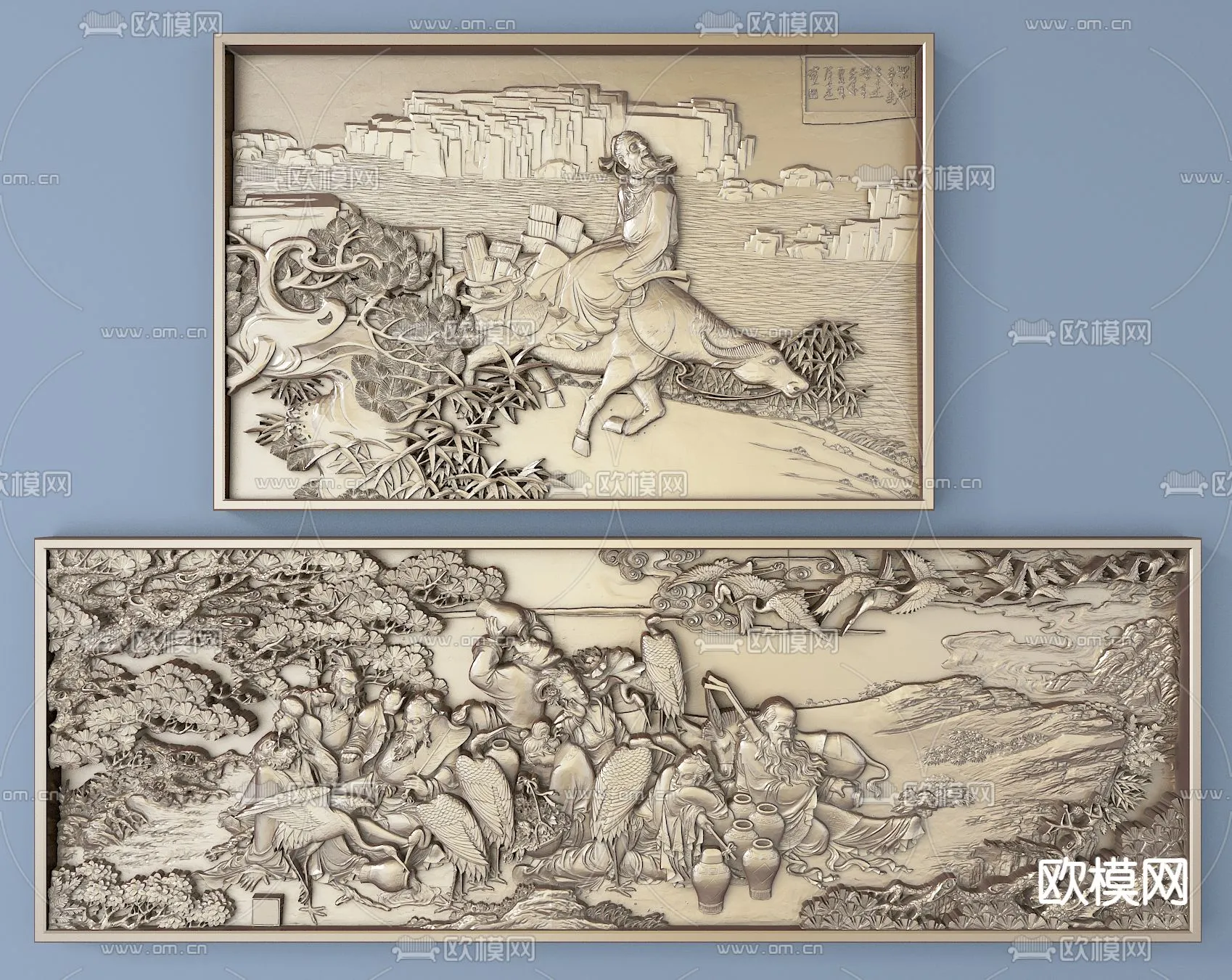 RELIEF - VRAY / CORONA - 3D MODEL - 2846