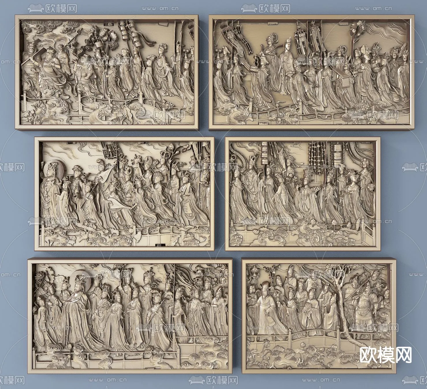 RELIEF - VRAY / CORONA - 3D MODEL - 2847