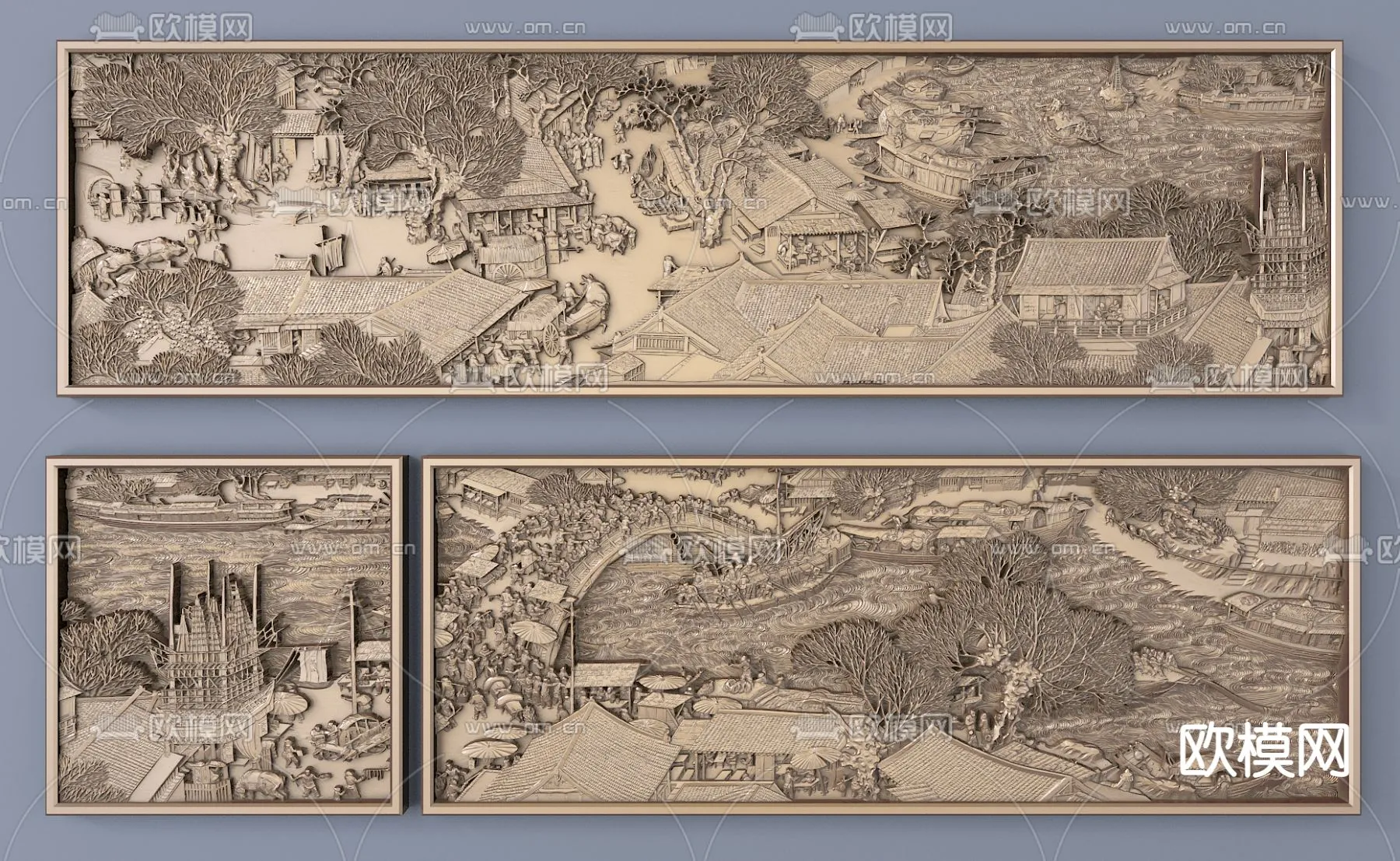 RELIEF - VRAY / CORONA - 3D MODEL - 2851