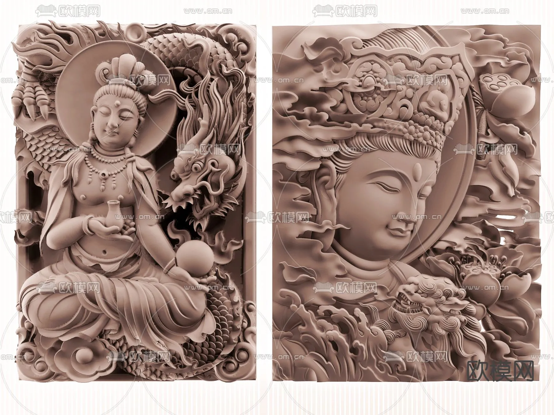 RELIEF - VRAY / CORONA - 3D MODEL - 2853