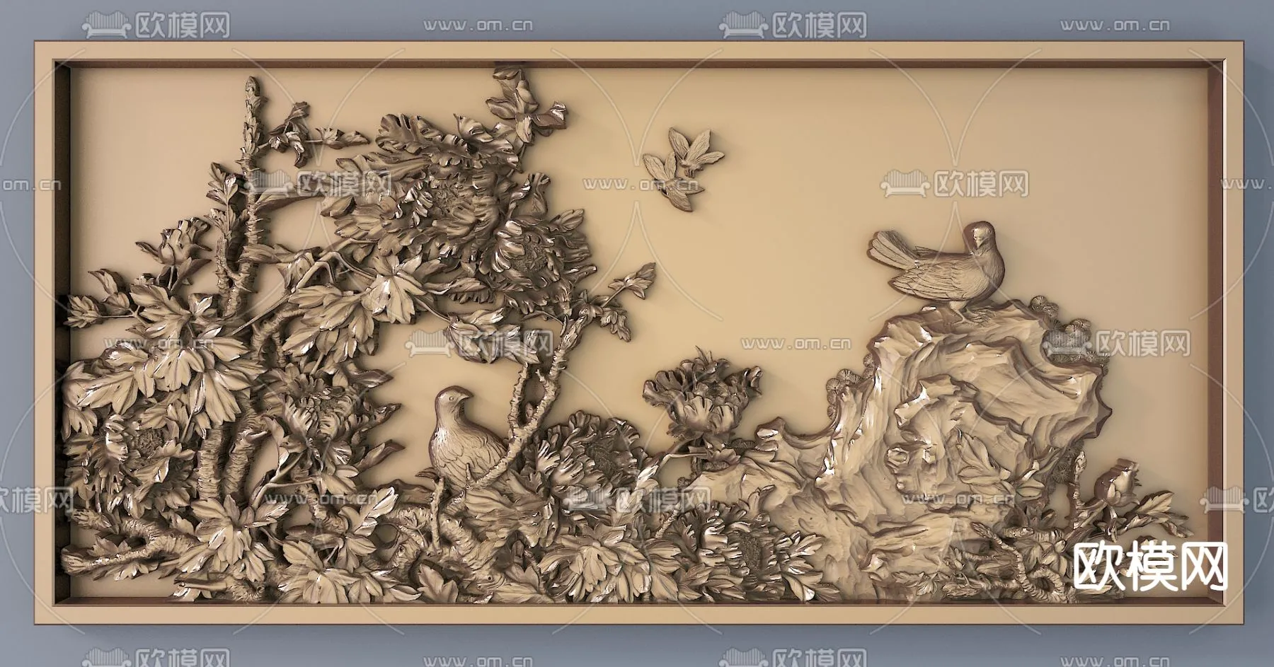 RELIEF - VRAY / CORONA - 3D MODEL - 2861