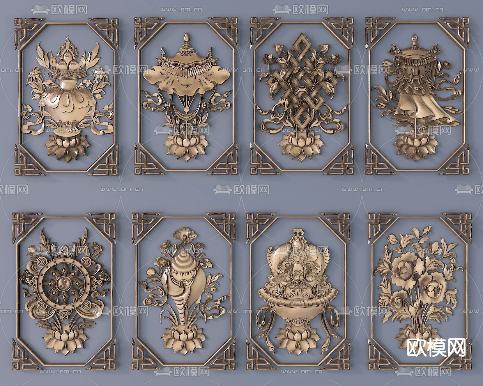 RELIEF - VRAY / CORONA - 3D MODEL - 2863